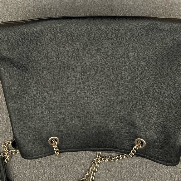 Kate Spade Black Shoulder Bag with Gold Chain - Picture 6 of 10